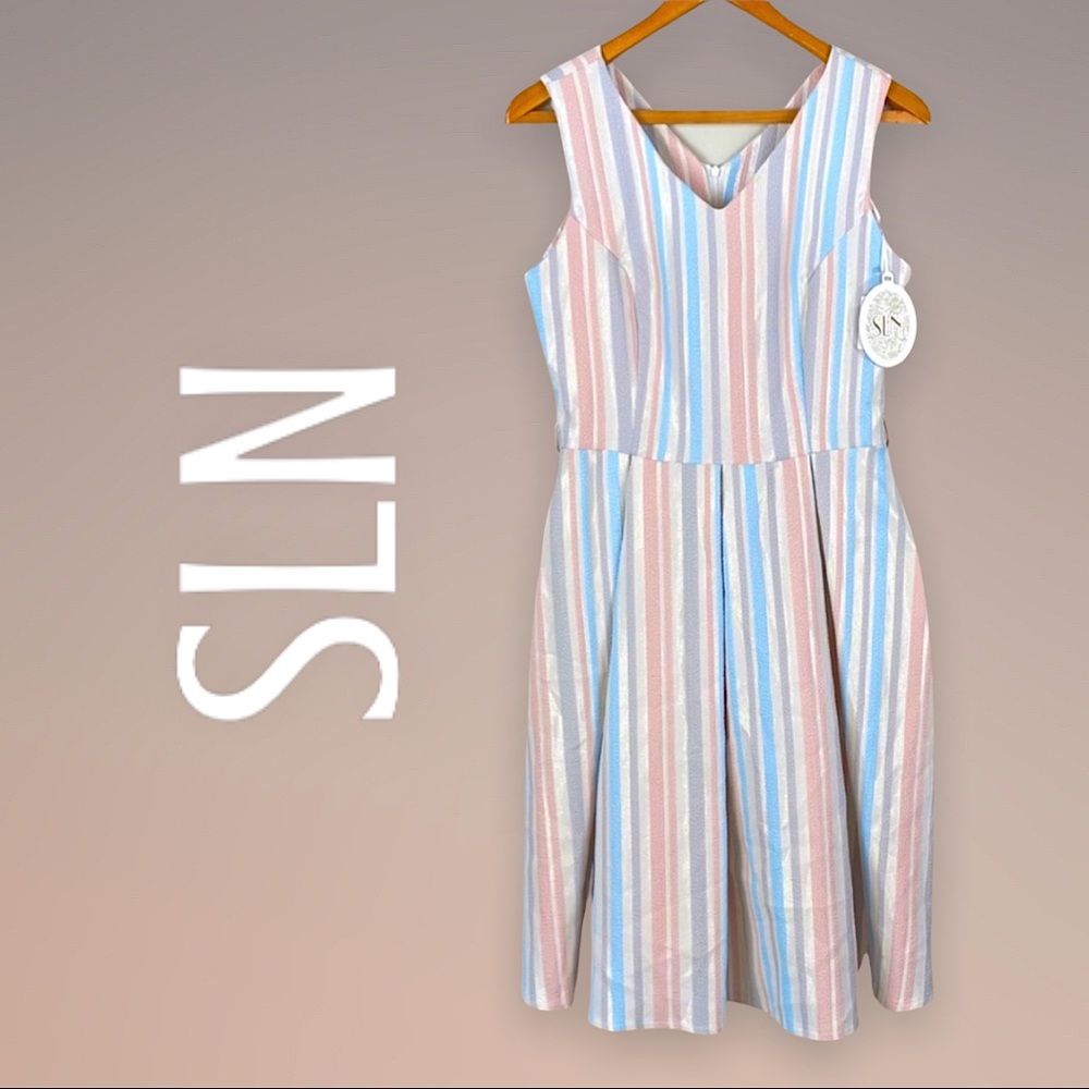 SLN | NWT Multi Colour Dress